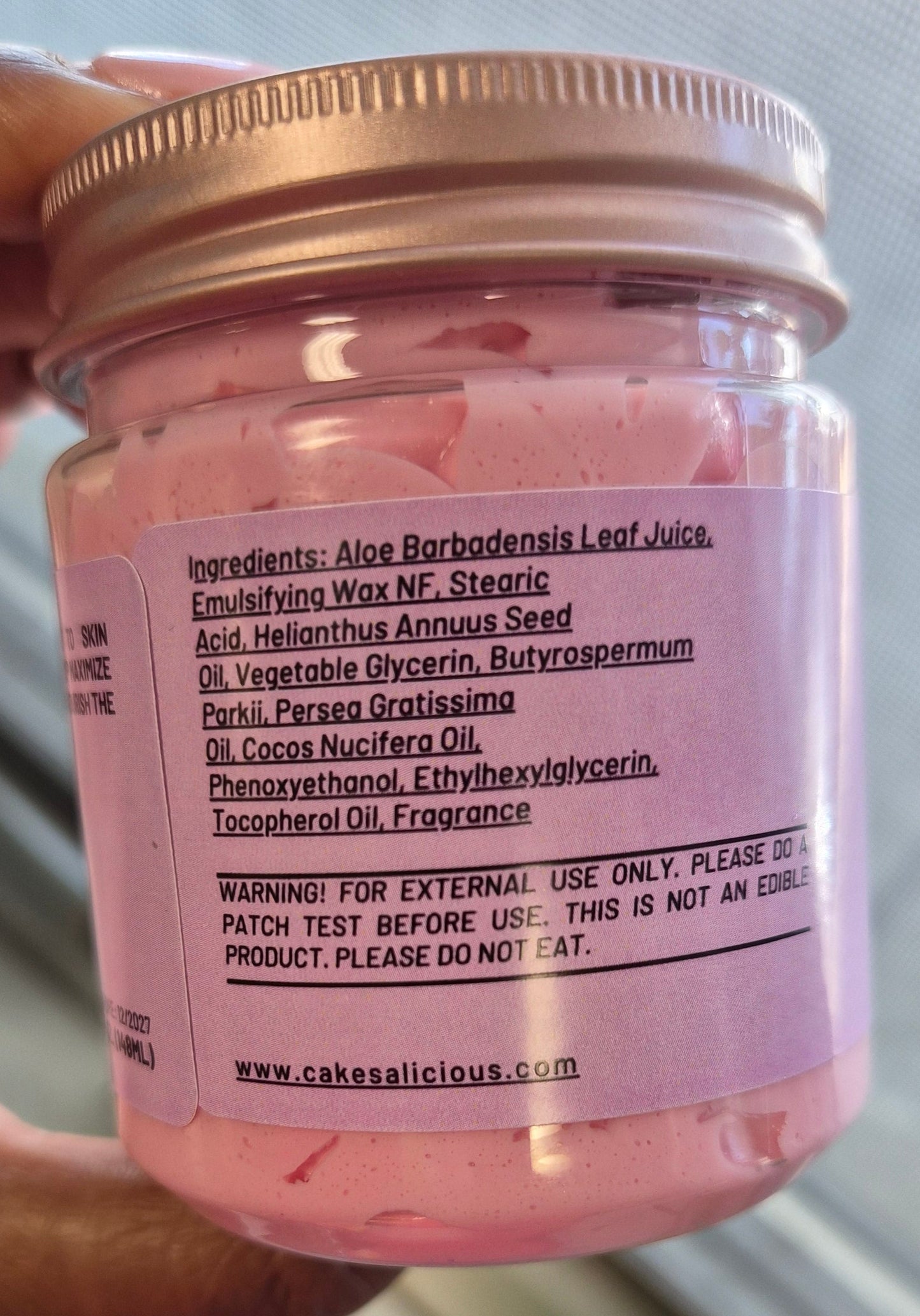 Strawberry Vanilla Swirl Body Frosting