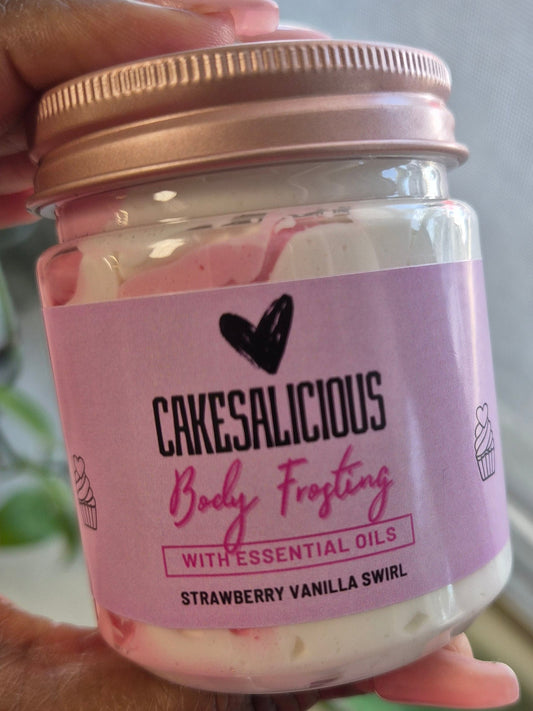 Strawberry Vanilla Swirl Body Frosting